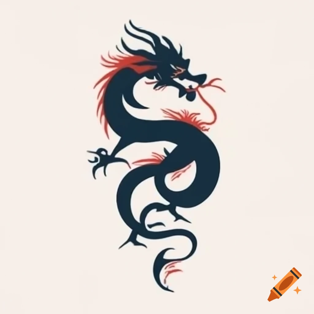 minimalistic-design-of-a-dragon-flying-vertically-on-craiyon