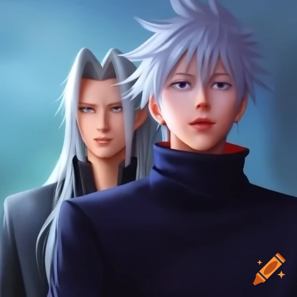 Gojo Satoru and Sephiroth characters