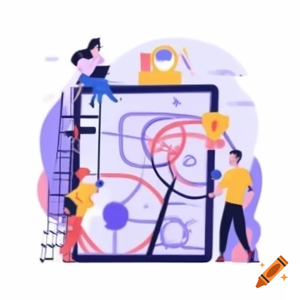 Poster design illustrating the unity of science and math concepts