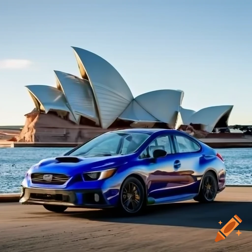 2022 WRX in front of Sydney Opera House