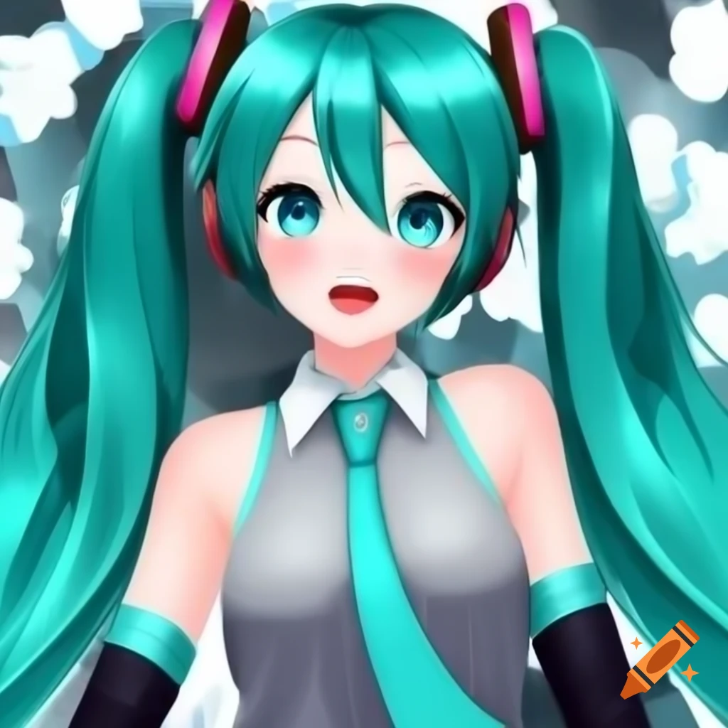 Anime Character Princess Peach Dressed In Hatsune Miku s Outfit On Craiyon