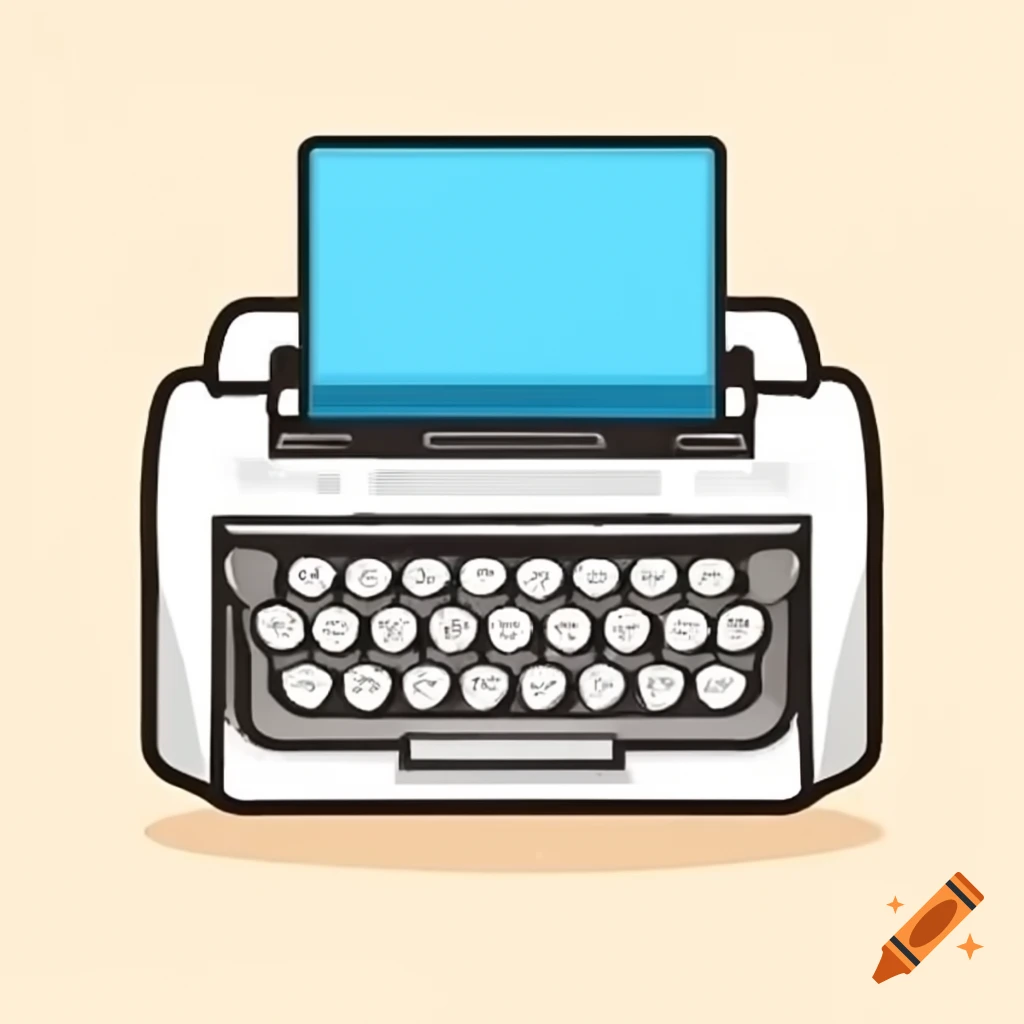 Typewriter illuminated by sunlight