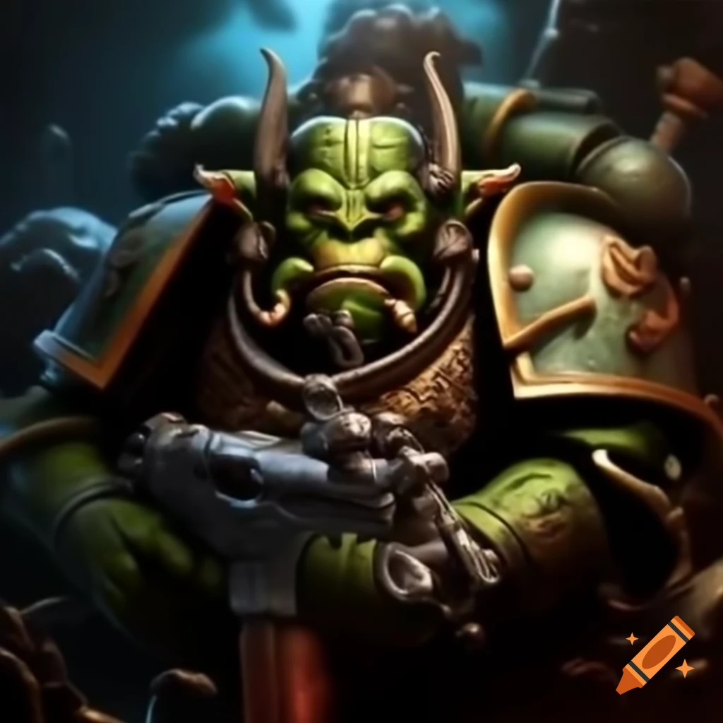 Ork Space Marine character design
