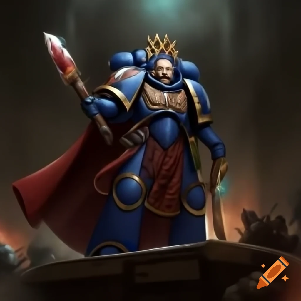Warhammer Chapter Master Ultramarines figurine