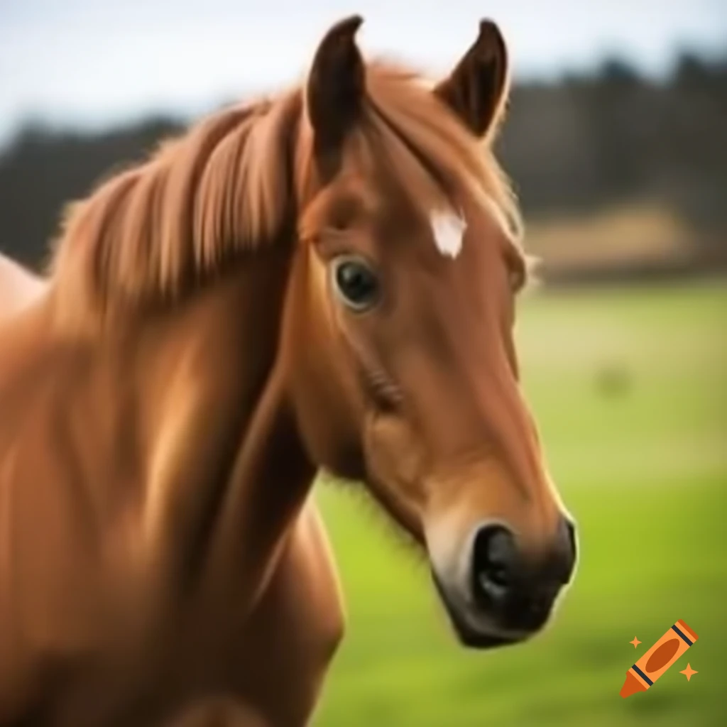 Horse in natural setting