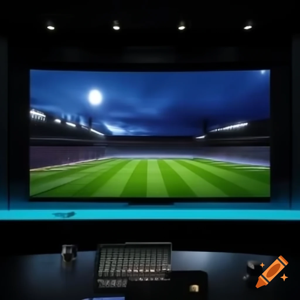 4d Animation Of Football Match With Mbappe And Haaland On Vibrant Field 4d-animation-of-football-match-with-mbappe-and-haaland-on-vibrant-field