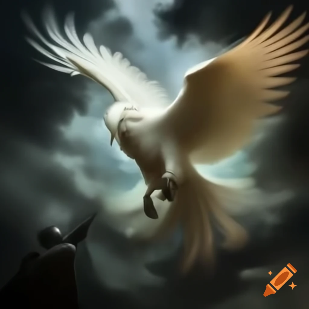 Mythical phoenix symbolizing rebirth and transformation