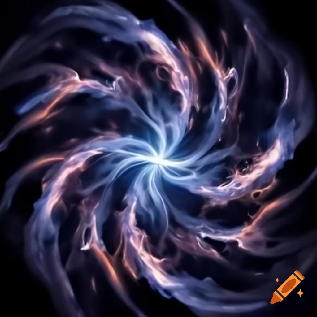 Cosmic tentacles forming a circular pattern