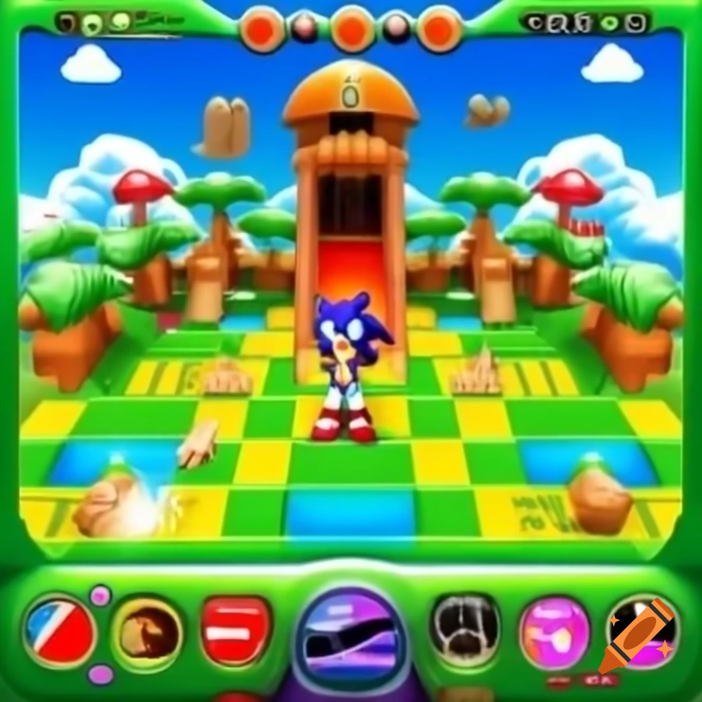 Unlicensed Sonic-themed edutainment game featuring Tails in retro low poly graphics