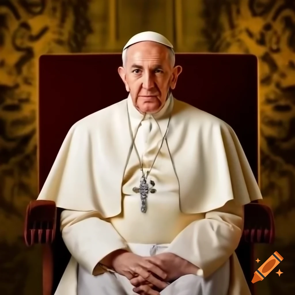 Pope Francis during an event in Indonesia