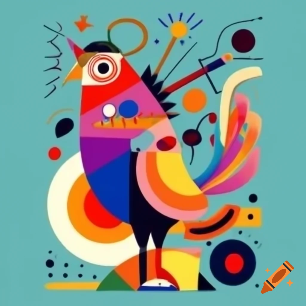 Vibrant digital art of a laughing pheasant in flat design style