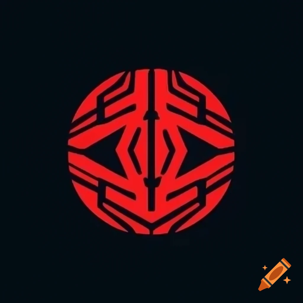 Geometric circle logo design inspired by mystery and cult themes