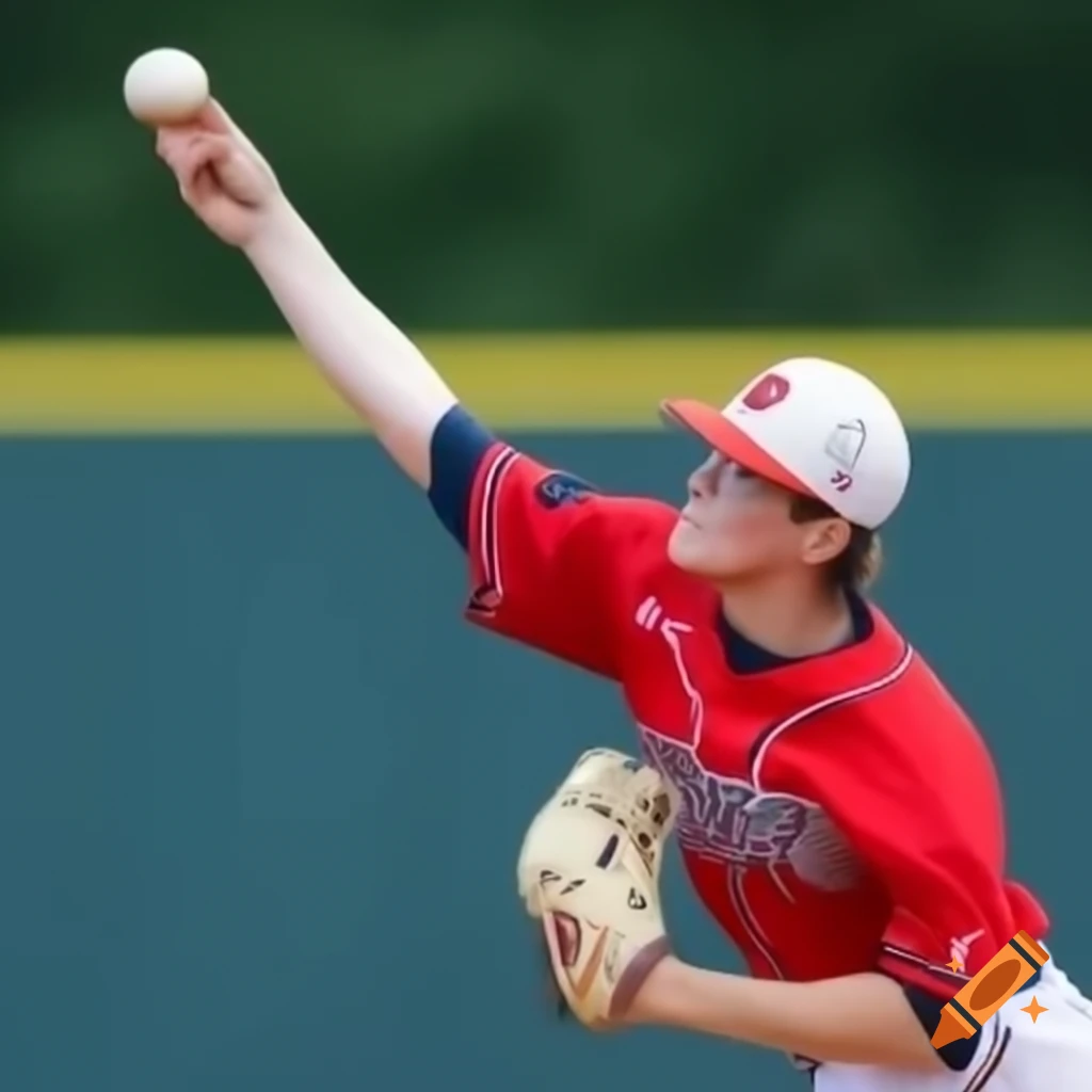 Baseball player catching ball at third base