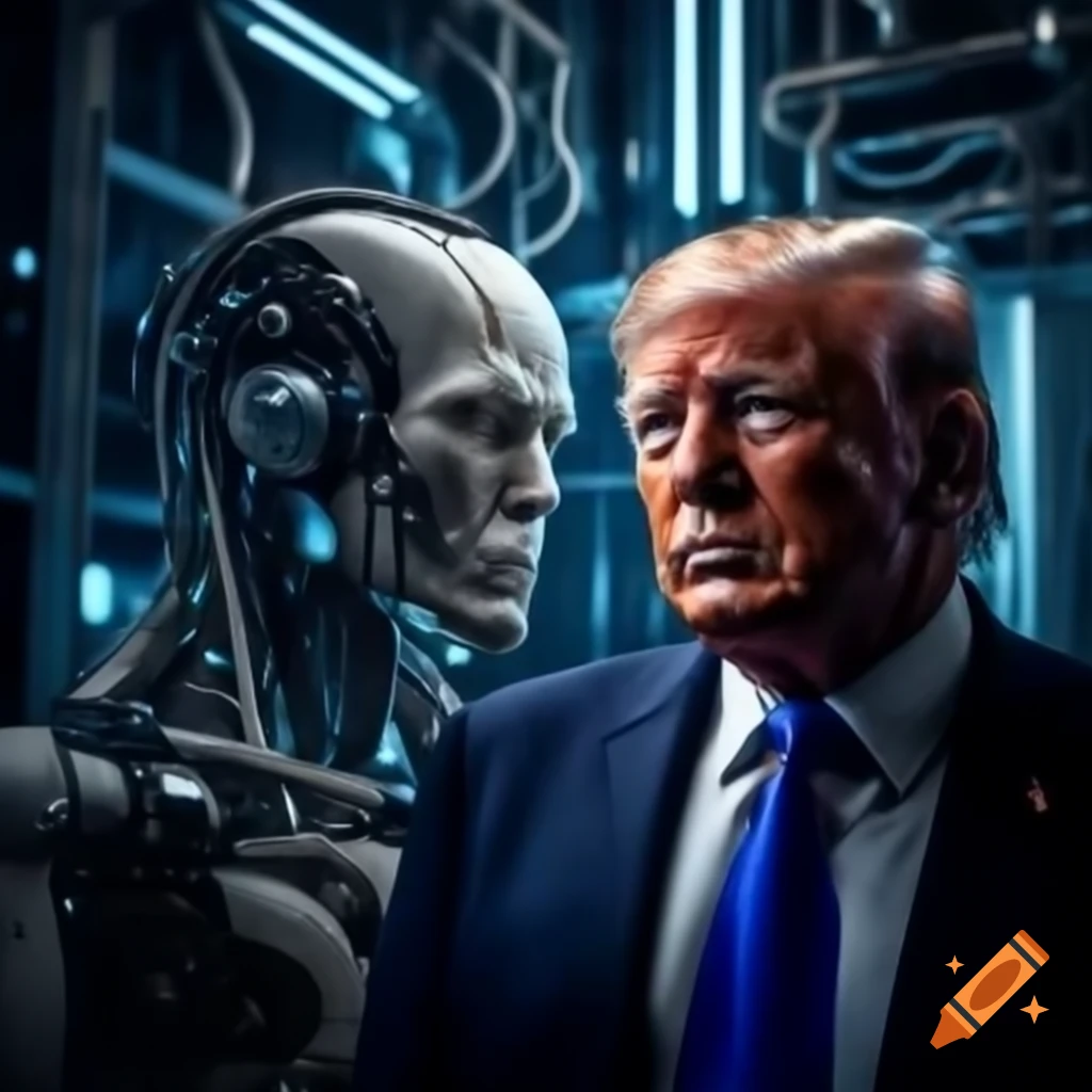 Donald Trump discussing support for AI and semiconductor technology