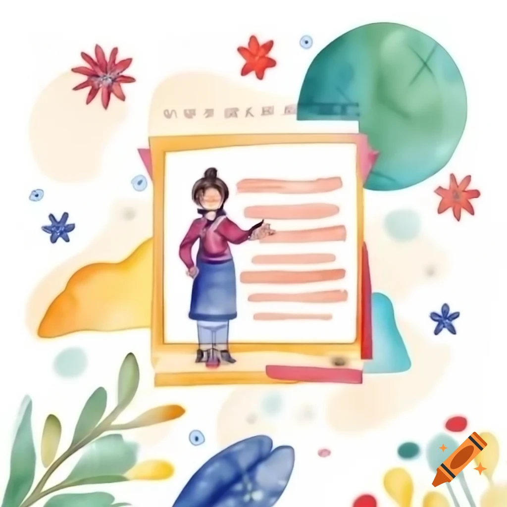 Teacher's Day greeting card design