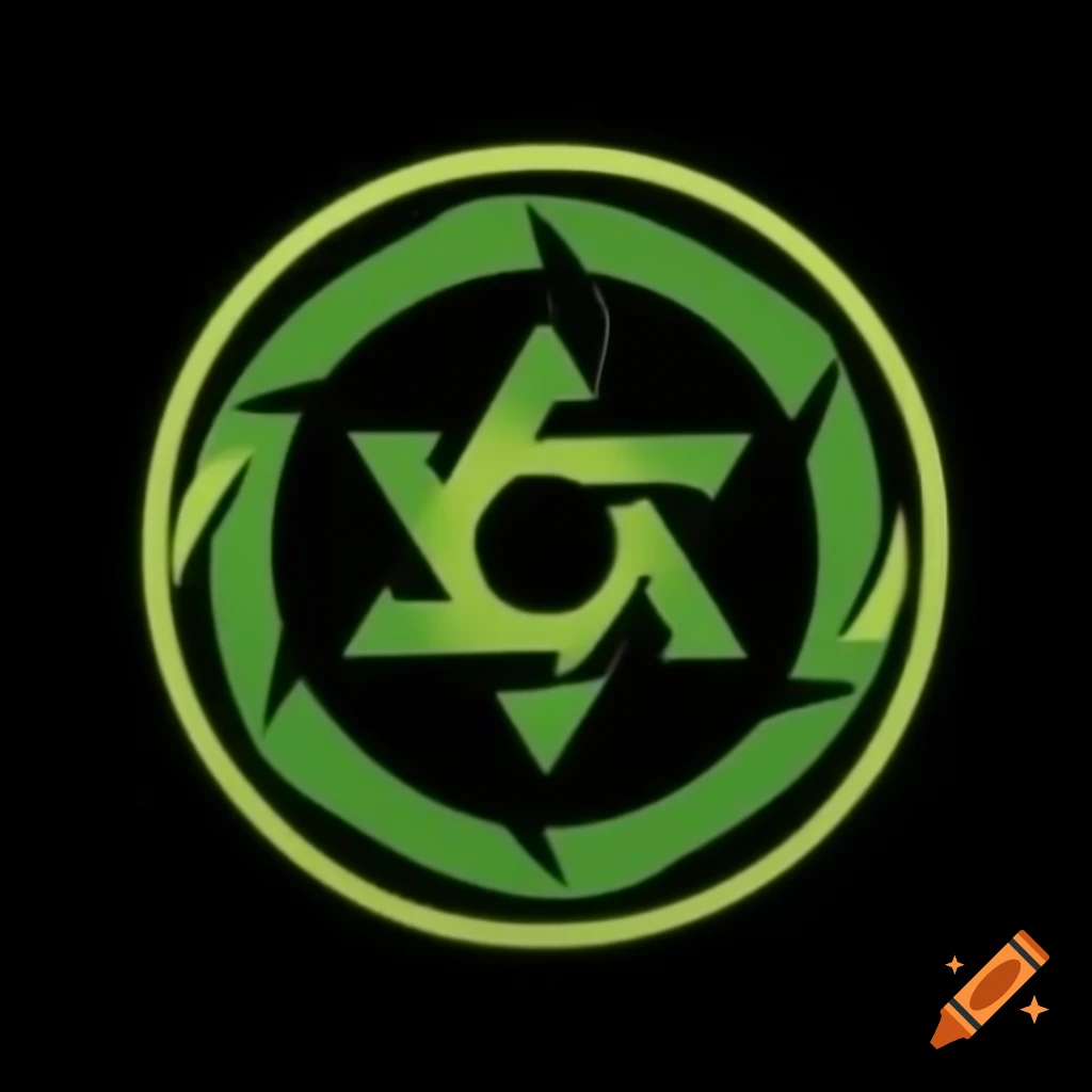 Geometric circle logo representing orcish cult, mysterious design