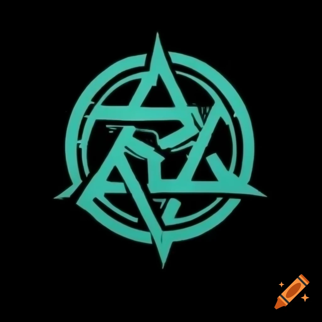 Geometric circle logo representing ancient cult mystery