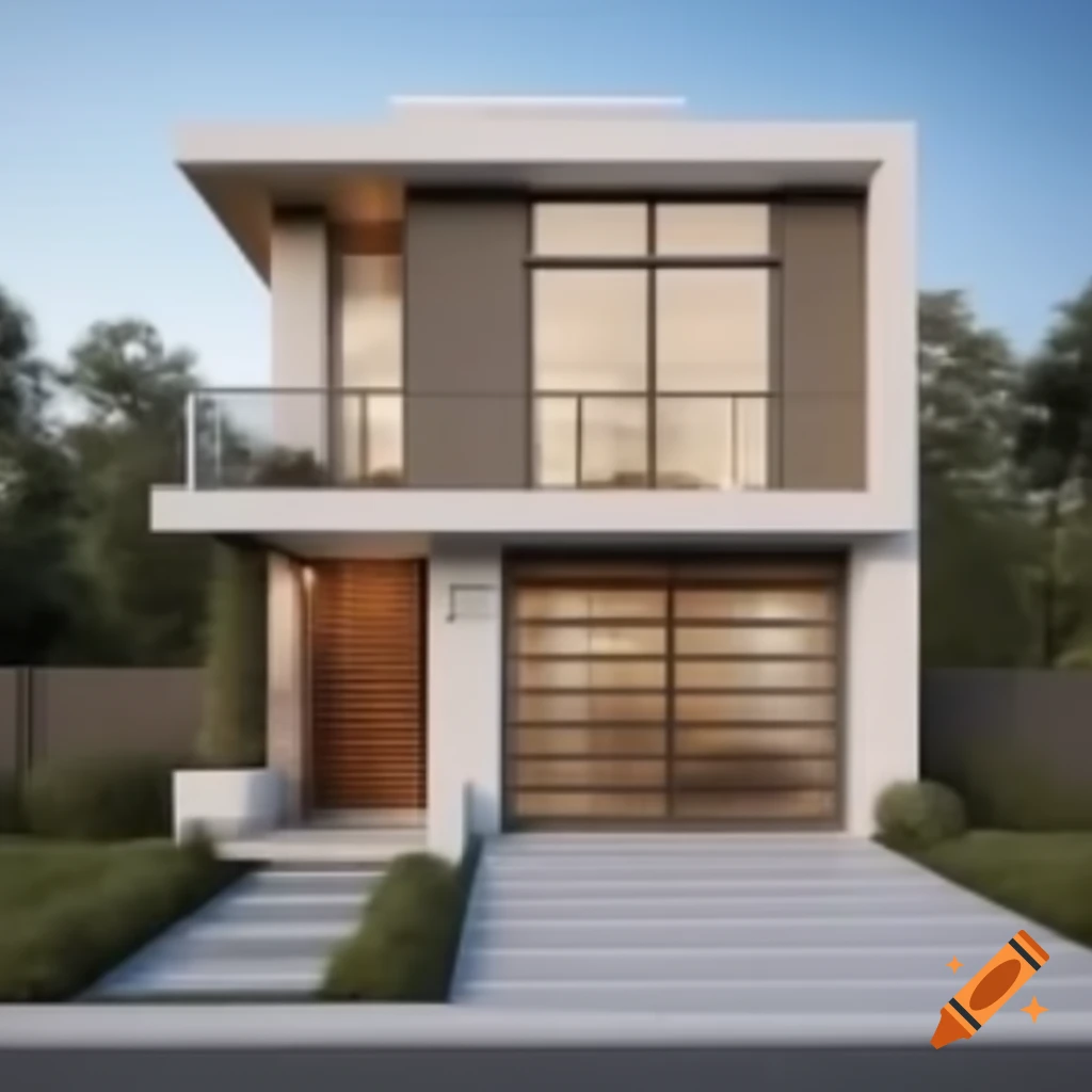 Generic house for sale showcasing architecture and landscaping