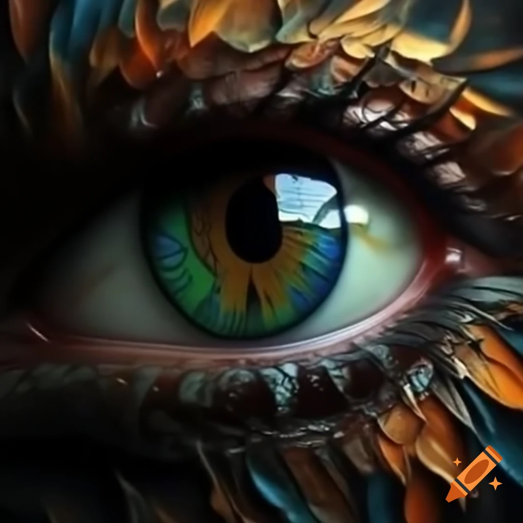 Close-up of a whale's eye with tears