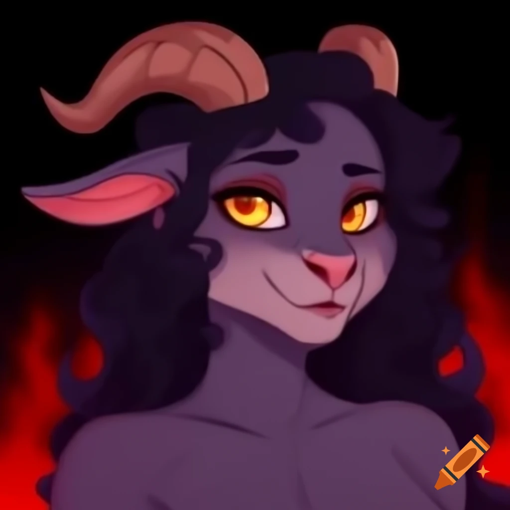 Anthropomorphic character Queen Toriel with floppy ears