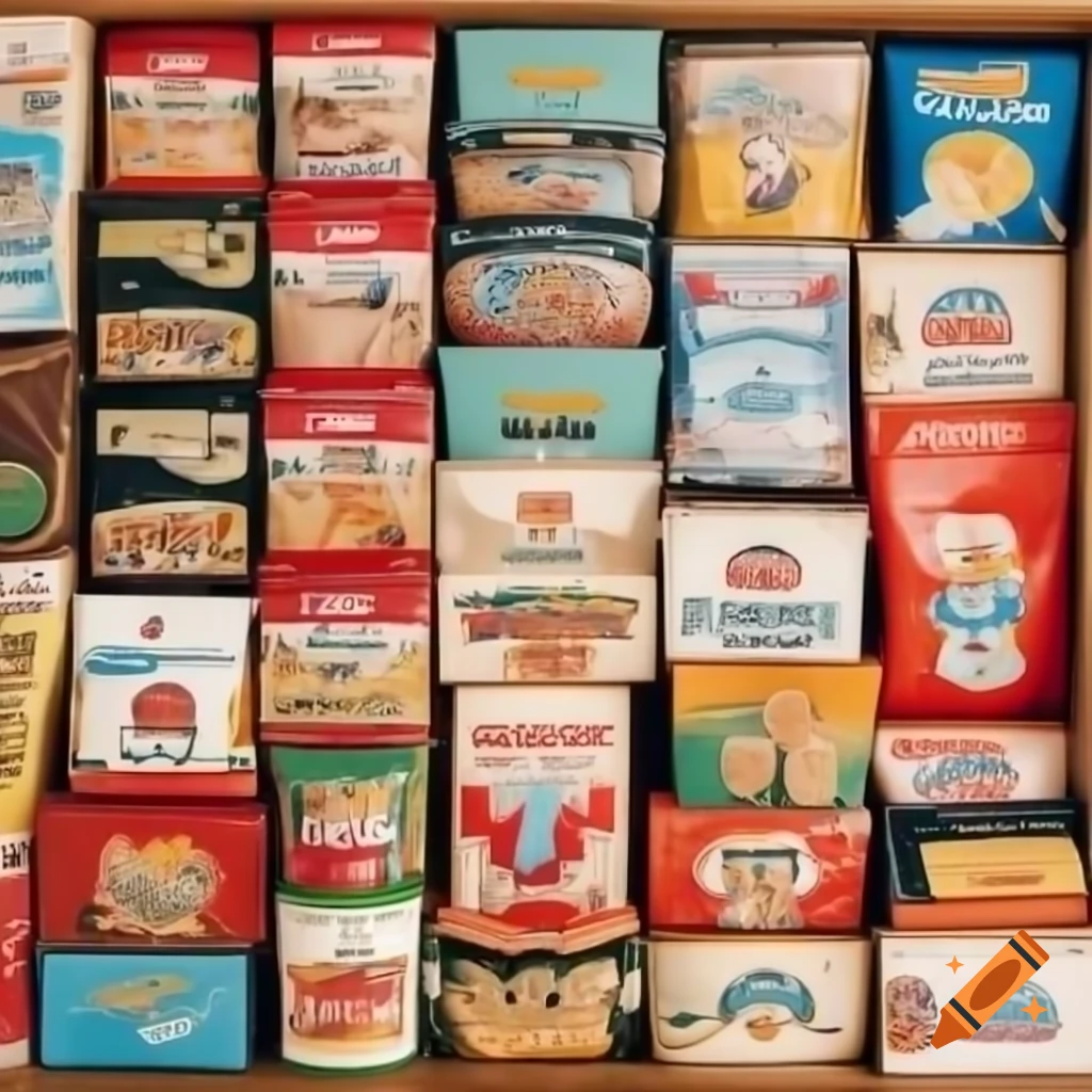 Collection of vintage Kellogg's cereal boxes evoking nostalgia