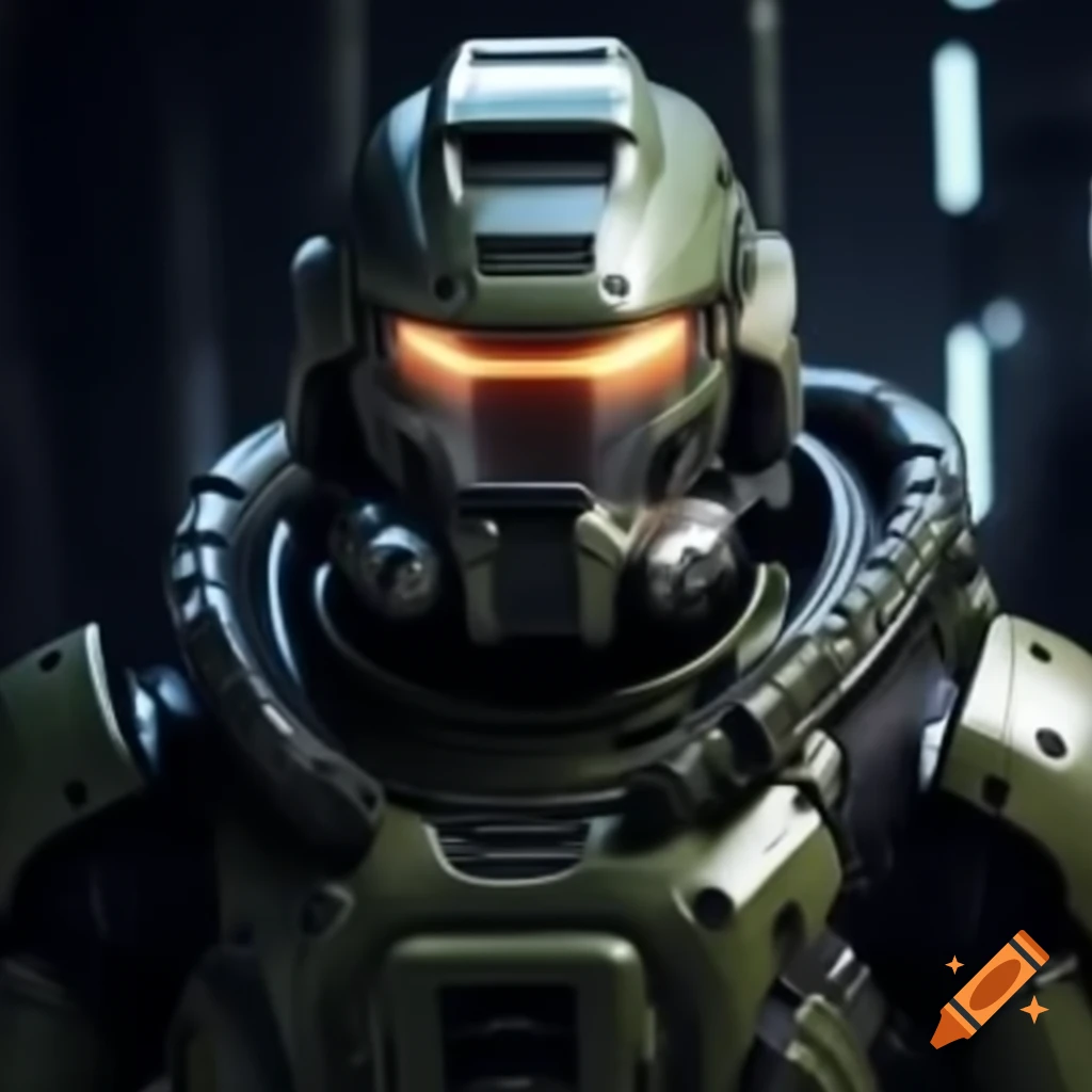 Futuristic space army Viper Squad concept