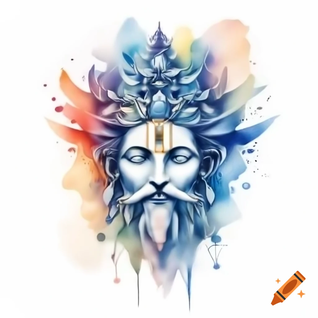 The concept of a deity or divine presence, abstract representation