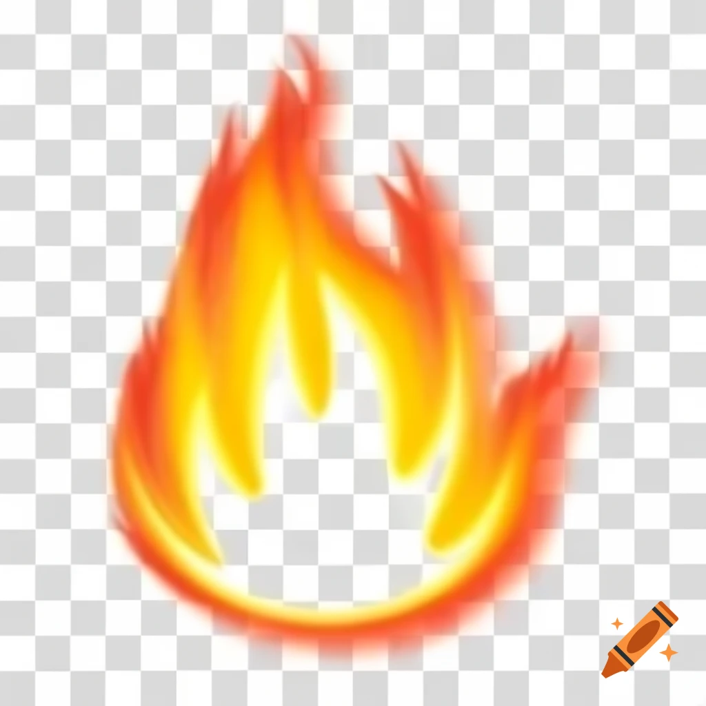 Close-up of a vibrant flame