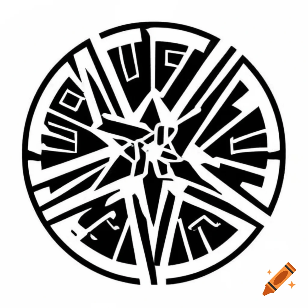 Geometric circle logo representing an orcish cult