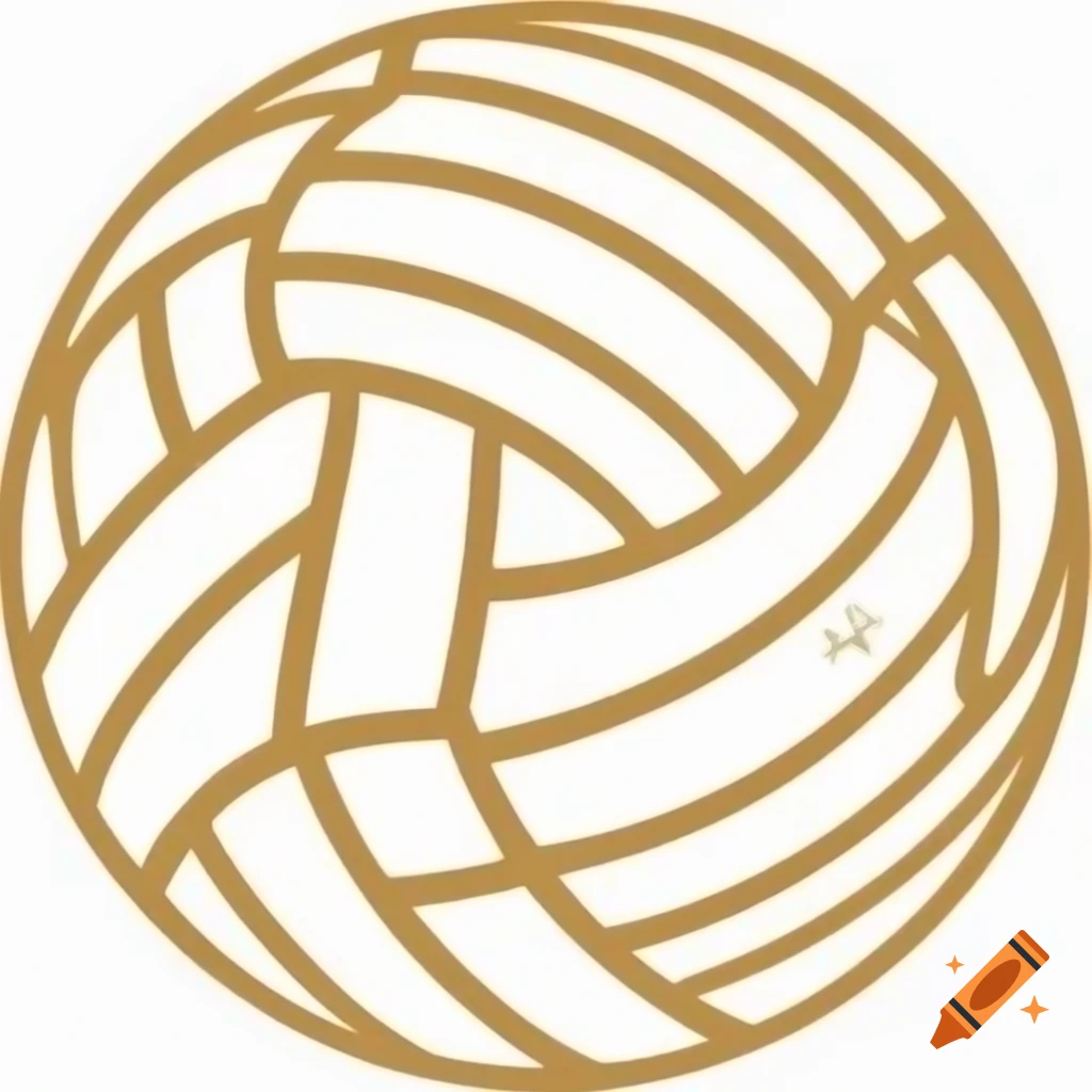 Modern logo design for volleyball team spiker with stylized