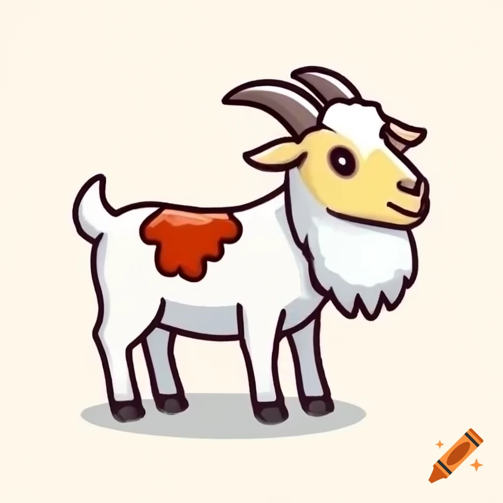 Goat standing in a natural setting