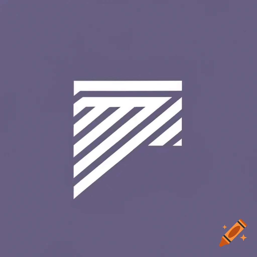 Retro letter F logo design