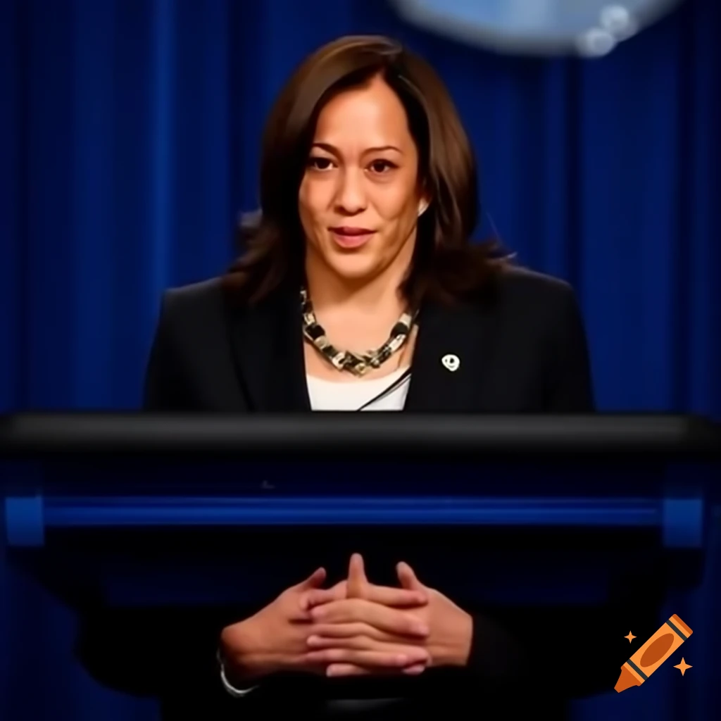 Vice President Kamala Harris discussing climate change