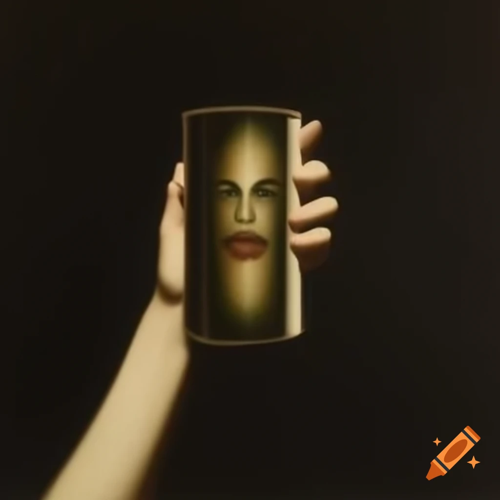 Arm holding vertical cylinder in Francisco de Goya's Black Series artwork