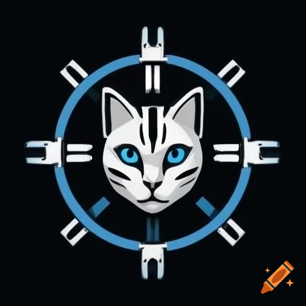 Jedi cat logo design