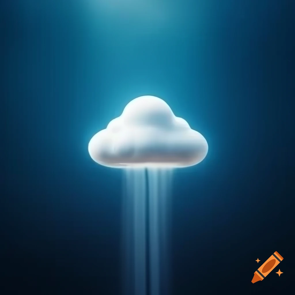 Creative representation of a smart cloud concept