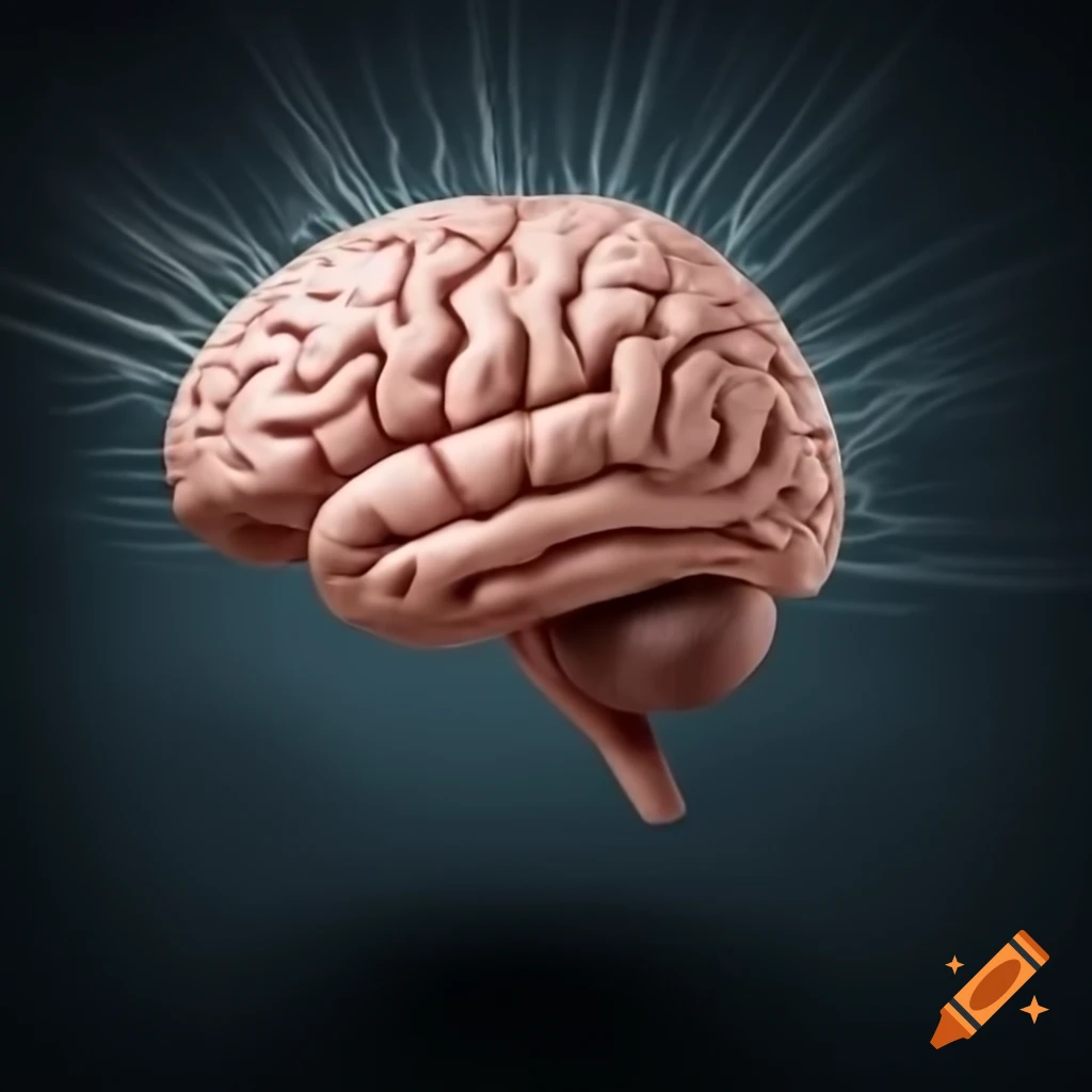 Group of people collaborating on a brain design