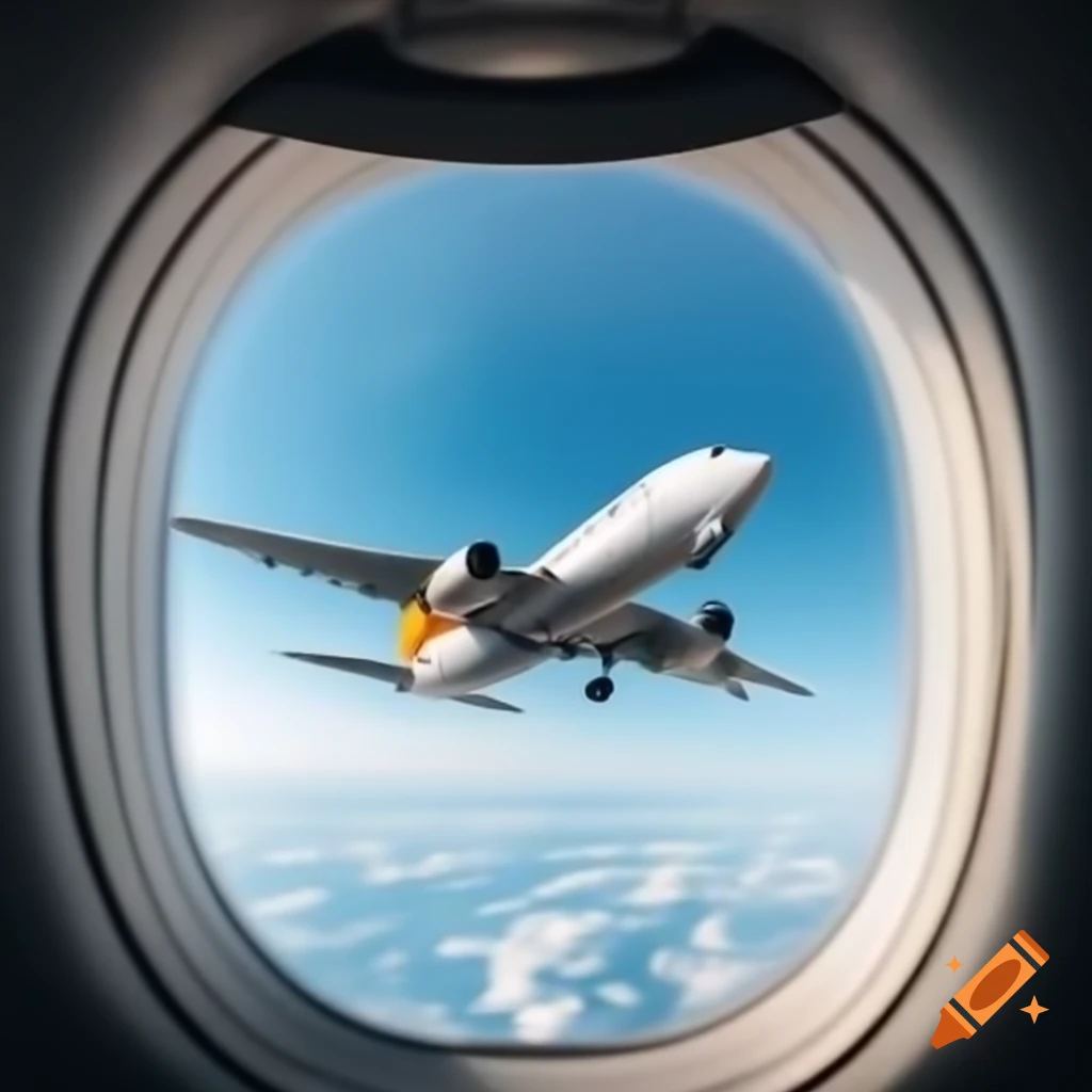 Airplane flying at a perfect 90 degree angle