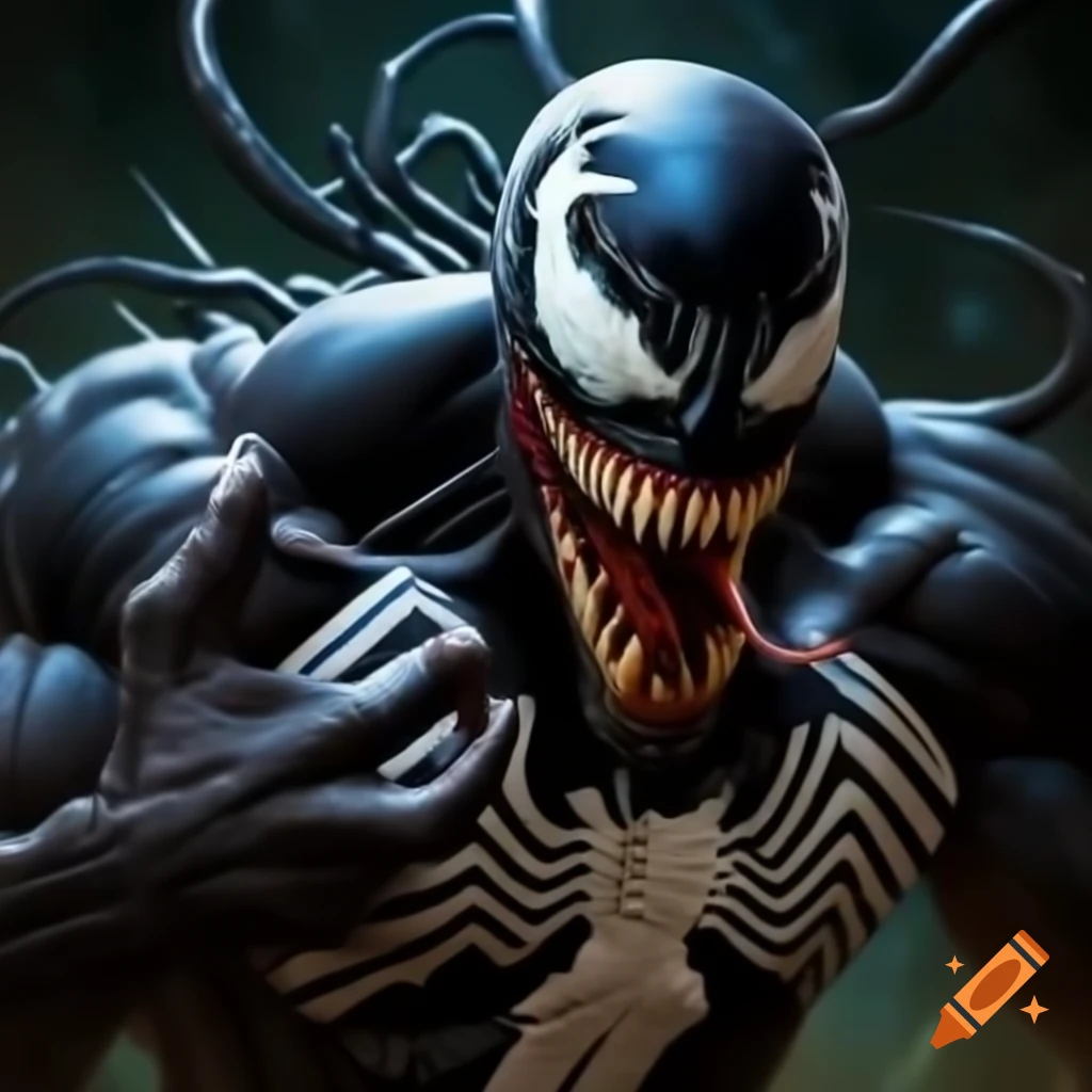 Venom character giving thumbs up gesture