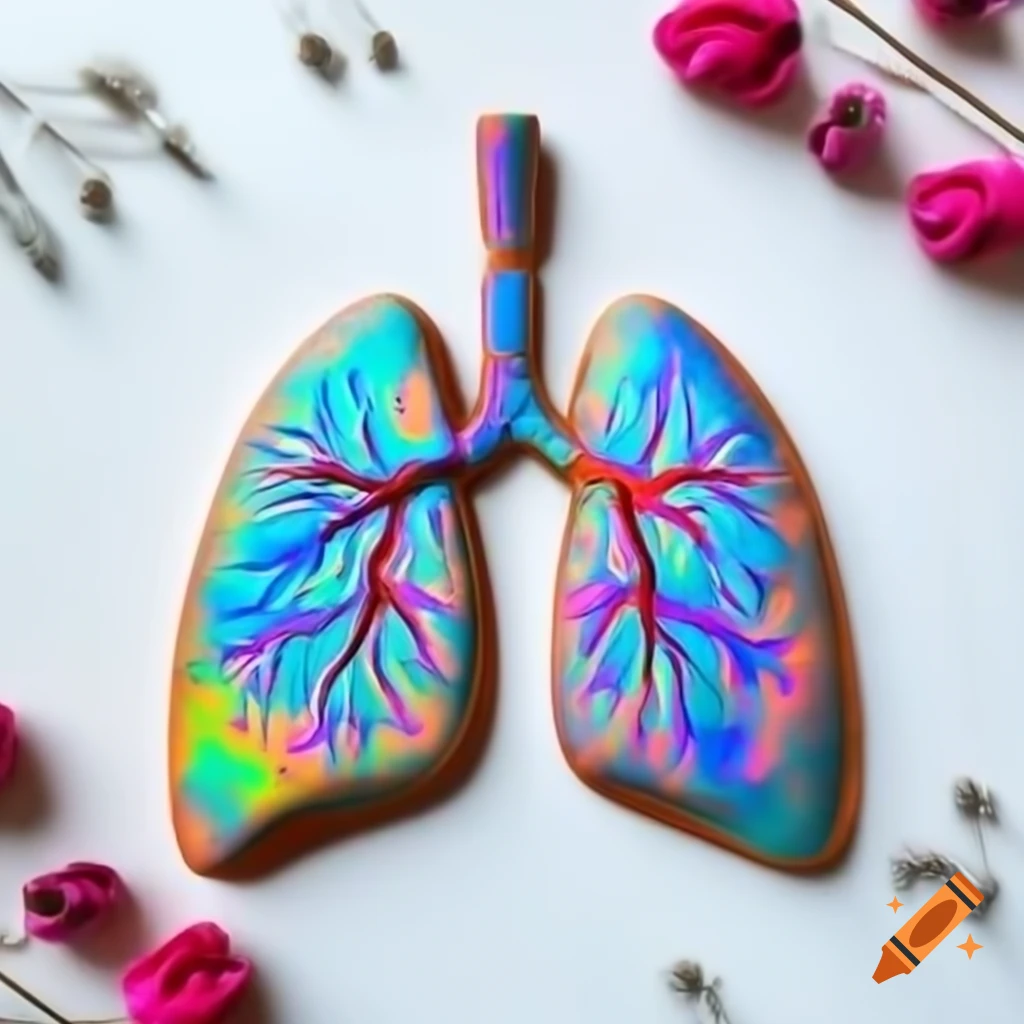 Opal-like structures resembling lungs