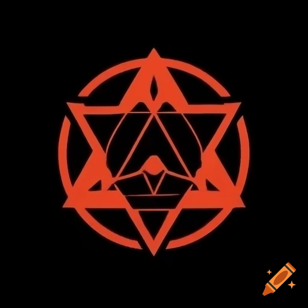 Geometric circle logo representing orcish cult