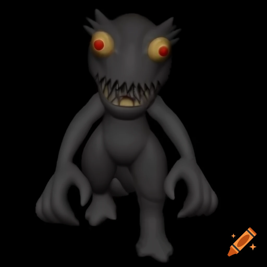 Funny depiction of a monster farting