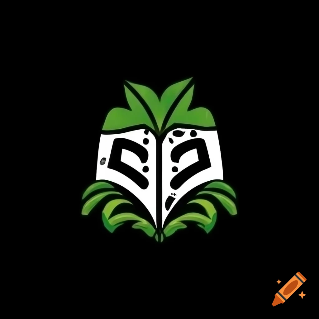 Stylized DP logo with jungle design in comic book style
