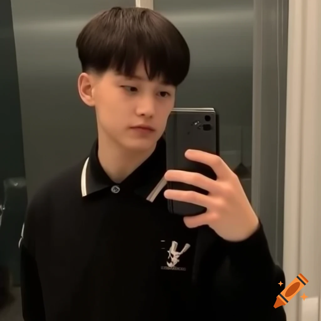 21 year old man with short black haircut wearing louis vuitton polo
