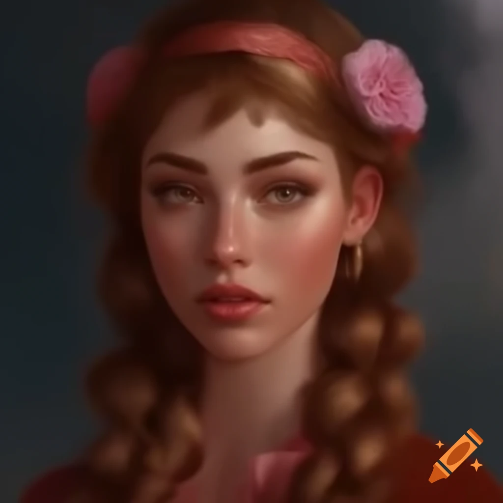 Elegant portrait of a beautiful woman