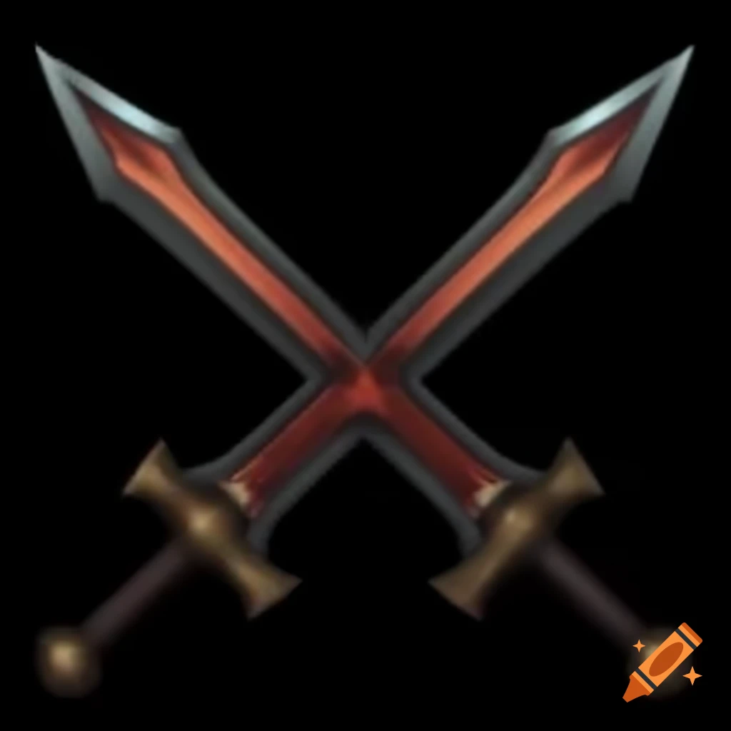 Unity render of crossing swords in Darkest Dungeon art style