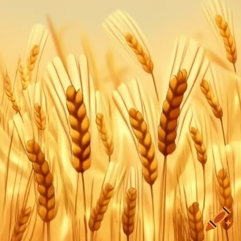 Ears of wheat in a field