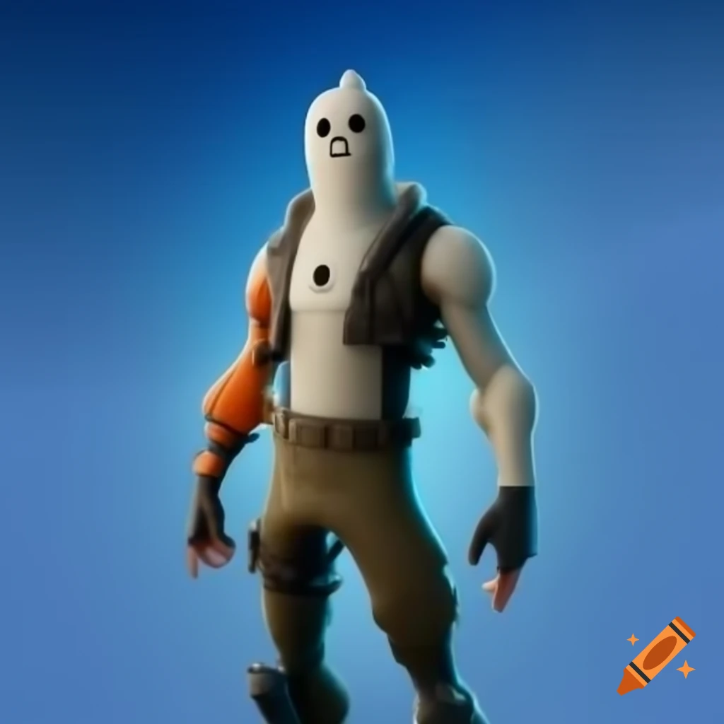 Skibidi toilet themed character in Fortnite game
