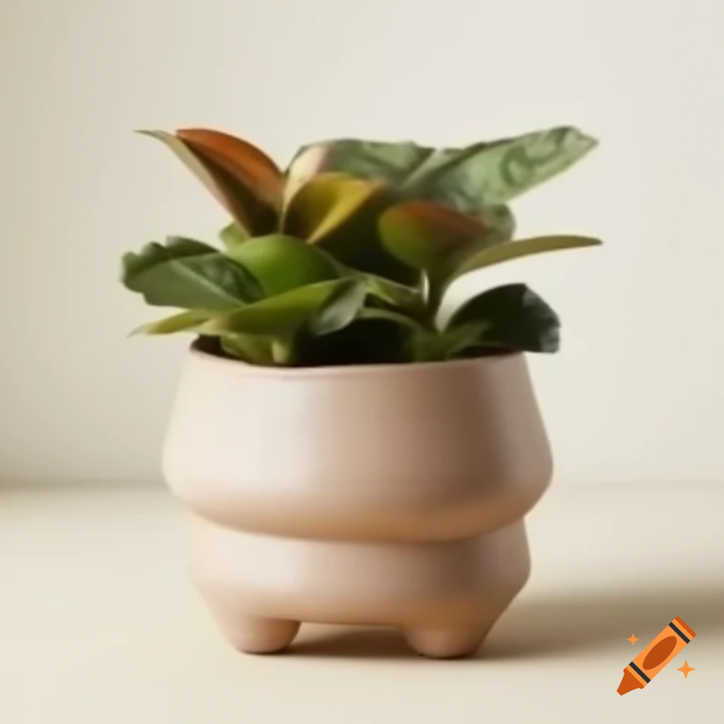 Flower pot with vibrant blooms