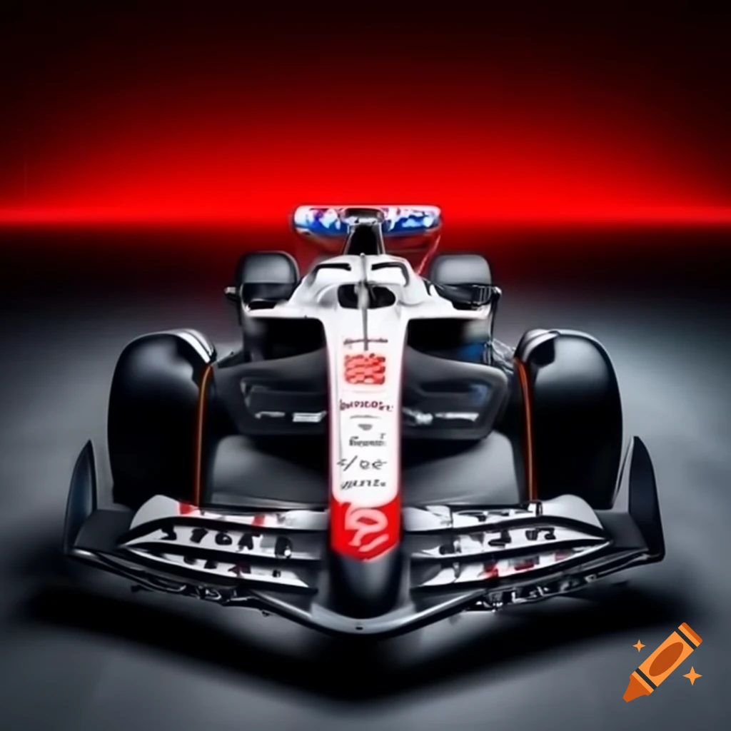2024 Turkish Formula 1 car featuring sponsorships and a sleek design in white, red, and turquoise